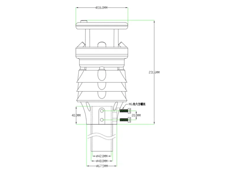 Kích thước trạm XF500L